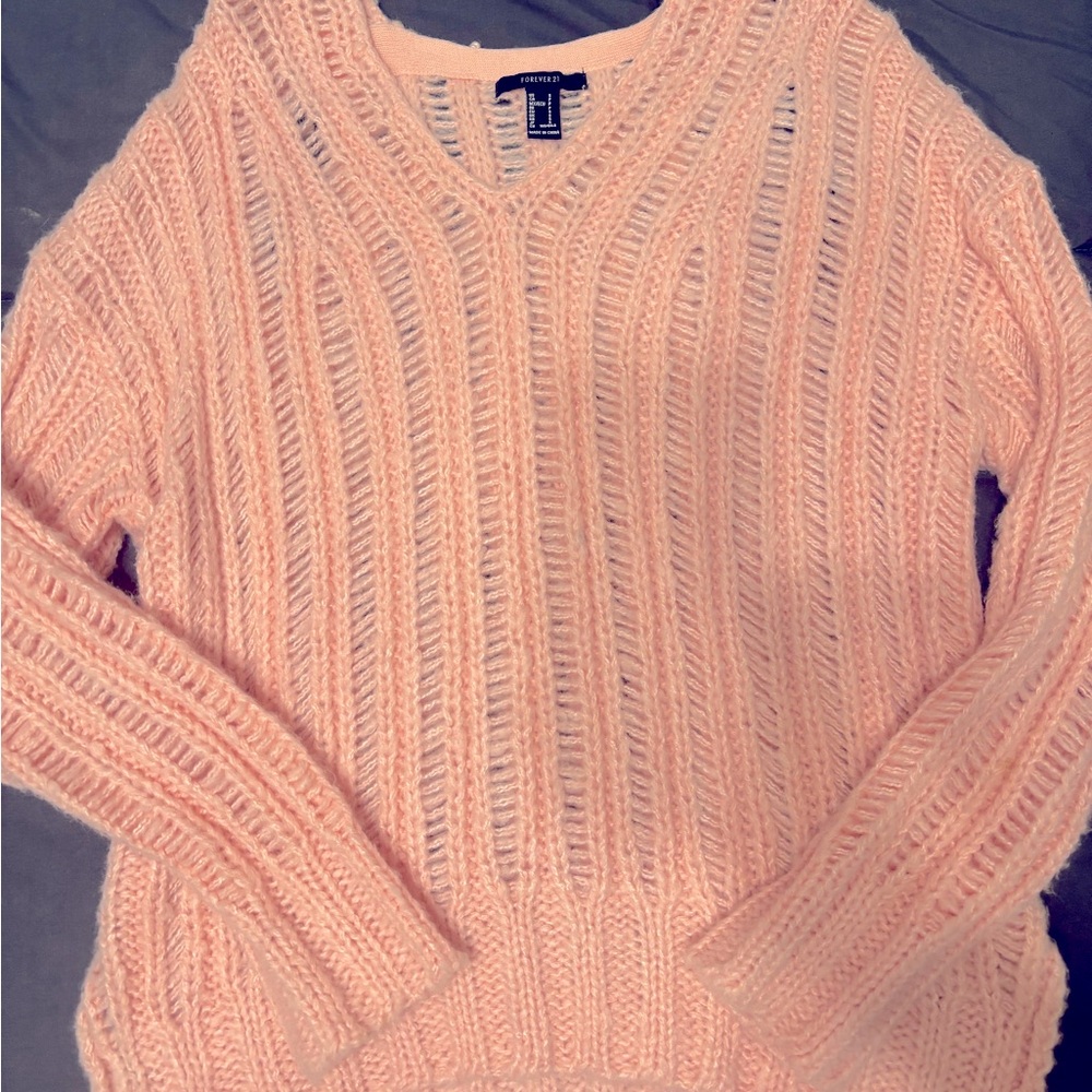 Pink sweater